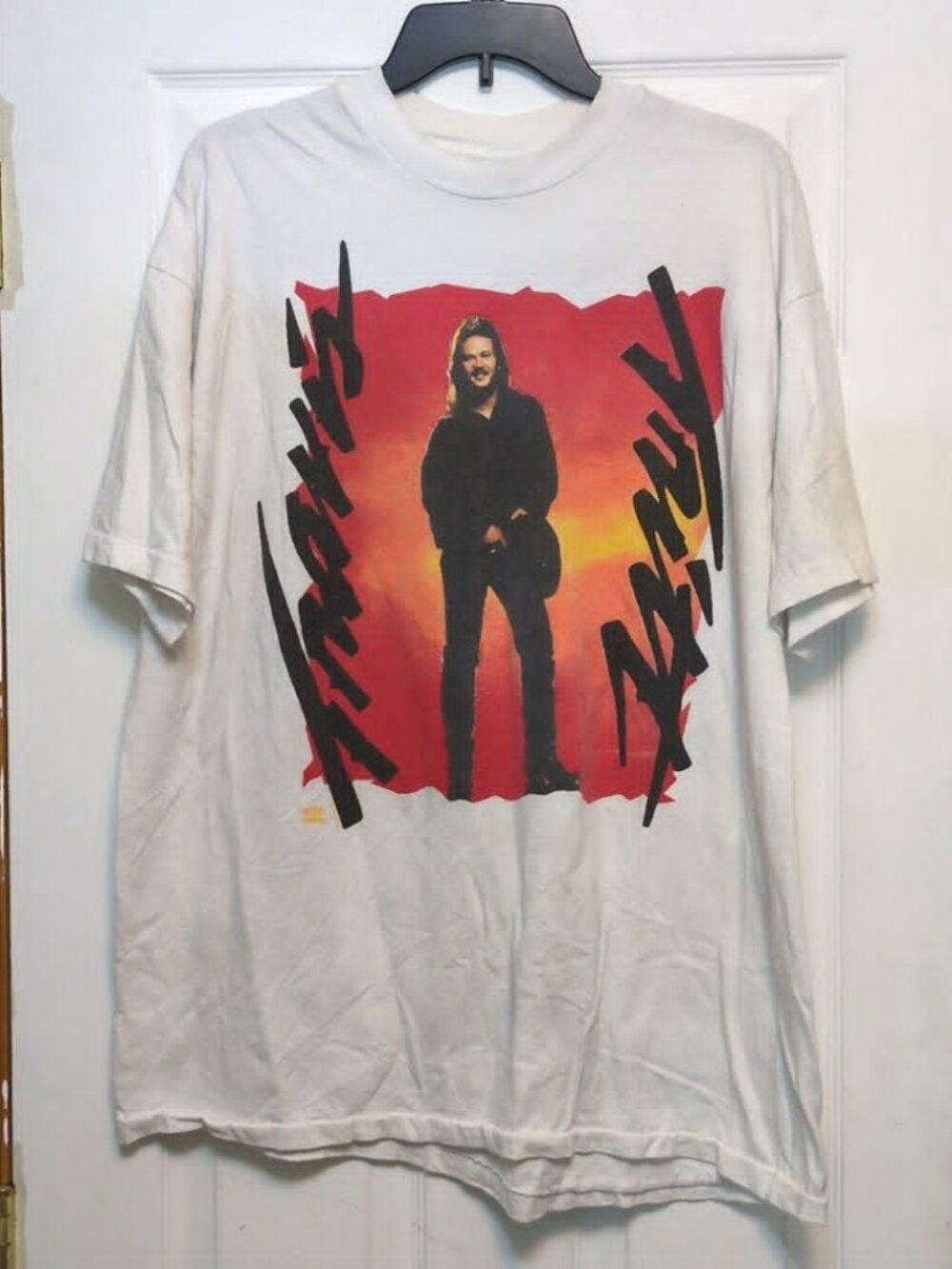 Vintage Travis Tritt Mens Concert T Shirt Sz XL Rock Attitude 90's Single Stitch